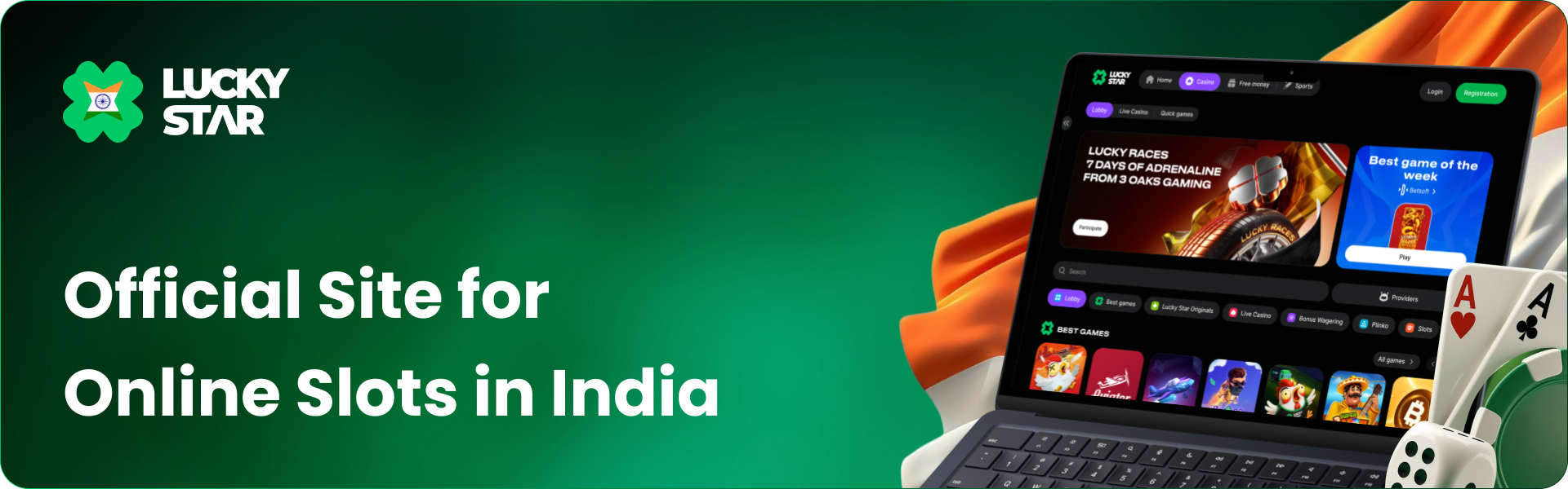 Lucky Star - Official Site for Online Slots in India